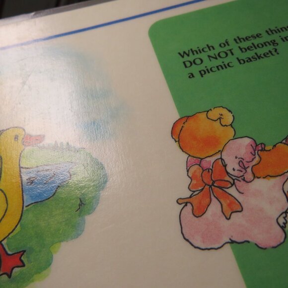 Vintage LUCY RIGGS 1986 Placemat SEE SAW #80269 (professional thick lamination) - Picture 3 of 11